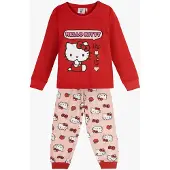 Hello Kitty Pyjama, Punainen/Vaaleanpunainen, 12 vuotta