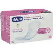 Chicco Postpartum Sanitary Pads 100% Pure Organic Cotton synnytyssiteet 10 kpl