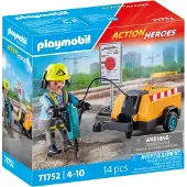 Playmobil Construction Worker - Multi/patterned - ONE SIZE