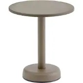 Muuto Linear Steel sohvapöytä Taupe, Ø42×47 cm