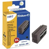 Pelikan HP H97 HP953XL Black, Korkea (XL) värintuotto, musta, 1 kpl, 2000 sivua, Kertapakkaus (1071170806)