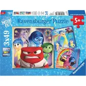 Ravensburger Disney Pixar Inside Out Palapelit 3x49 Palaa