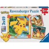 Ravensburger Pokémon Palapelit 3x49