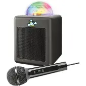 Music Mu Karaoke Bt Disco Speaker W/Mic - Black - ONE SIZE