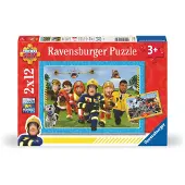 Ravensburger Fireman Sam Rescuers Are Coming 2X12P - Multi/patterned - ONE SIZE