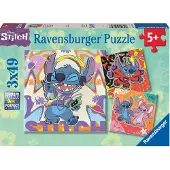 Ravensburger Disney Stitch Palapelit 3x49 Palaa
