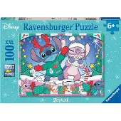 Ravensburger Disney Stitch Joulupalapeli Mix Mix-Onesize Vihreä One Size Pojat, Tytöt