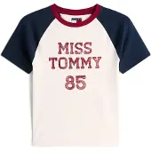 Tommy Hilfiger Tjw Slim Sh Miss Tommy Ss Tee - Navy - XL