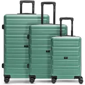 Redolz Essentials 08 3-SET 4-pyöräinen Matkalaukkusetti 3-osainen Vihreä