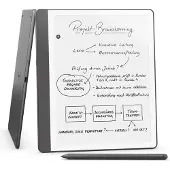 Amazon Kindle Scribe, 25,9 cm (10.2"), E Paper, AZW, AZW3, DOC, DOCX, EPUB, HTML, MOBI, PDF, PRC, RTF, TXT, AAX, BMP, GIF, JPEG, PNG, 16 GB