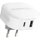 Duracell Premium USB-A + USB-C -seinälaturi, 30W (2 väriä)
