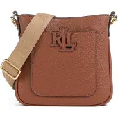 Ralph Lauren Pebbled Leather Small Cameryn Crossbody - Gold - ONE SIZE
