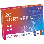 Tactic 20 Populære Kortspil (NO)