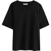Lindex T-Shirt - Black - XL