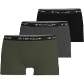 Tom Tailor Bokserishortsit meleerattu harmaa / khaki / musta / valkoinen