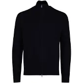Gant Textured Cotton Merino Cardigan - Navy - XXL