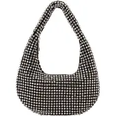 SUI AVA Lucille Crystal Bag - Black - ONE SIZE