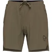 Norrøna Senja Flex1 8" Shorts W's - Khaki green - XS