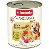 Animonda GranCarno 6x800g GranCarno Original Adult auta + kani ja yrtit Animonda koiranruoka