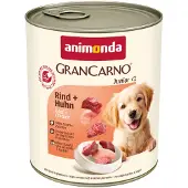 Animonda 6 x 800 g Original Junior nauta & kana koiran märkäruoka