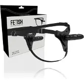 Fetish Submissive Silicone Strap-On Realistic Black 16 cm