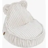 Meowbaby Churros Säkkituoli Teddy, Cotton Candy White