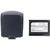 123accu Blackberry 7520 6510 7510 tehoakku erillisellä takakannella 1600 mAh