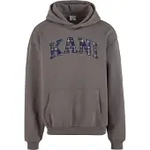 Karl kani Collegepaita 'Serif' tummansininen / tummanharmaa / valkoinen