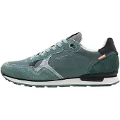 Pepe Jeans for man. PMS400005 Brit Flyer green shoes (44), Flat, Laces, Casual