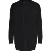 ONLY Onllesly L/S Open Cardigan Knt Noos - Black - XS