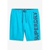 Superdry for man. M3010238A Classic blue swimming costume (S), Beachwear, Recycled Polister, Sustainable