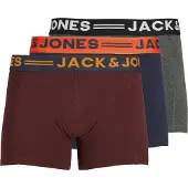 Jack & Jones Jaclichfield Trunks 3 Pack Noos - Red - L