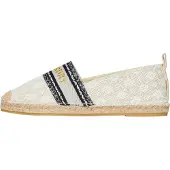 Superdry for woman. WF110297A Beige canvas espadrilles (38), Fabric, Flat, None, Casual