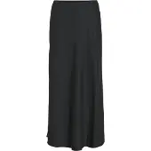 Vila Viellette Hw Midi Skirt - Noos - Black - 42