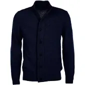 Barbour Essential Patch Zip Through Cardigan Navy