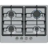 Bosch Kaasuliesi - Series 4 - 4 poltinta - 52 x 58,2 x 4,5 cm - PGP6B5K90 - Ruostumaton teräs