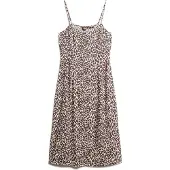 Superdry for woman. W8011566A Print Cami Dress beige (M), Casual, Animal Print, Viscose, Sleeveless / Straps