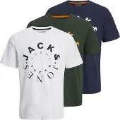 Jack & Jones Warrior Lyhythihainen T-paita 3 Yksiköt