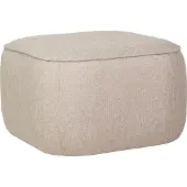 Hubsch Cube Pouf - Beige - 57X57X39CM