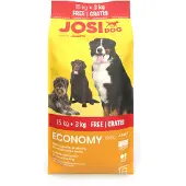 JosiDog Kuivaruoka koirille JosiDog Economy, 15 kg + 3kg Gratis