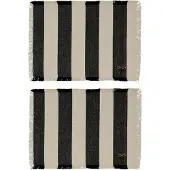 OYOY - Toppu Pöytätabletti 48x36 cm 2 kpl Black/Off-white