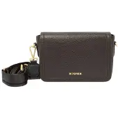 Bogner Wallis Bar Crossbody-laukku Nahka 23 cm Ruskea