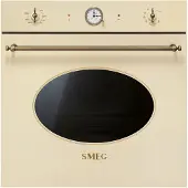 Smeg SFP68C1TPO integroitava uuni pyrolyysillä 60 cm, crème