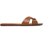 Ralph Lauren Leather O-Ring Sandal - Brown - 38