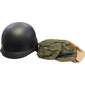 101 Inc M88 Helment with Covers (Color: Black)