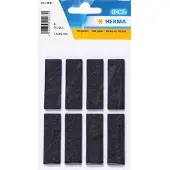 Herma 15187, Musta, Suorakulmio, 15 mm, 45 mm, 6 kpl (1840)