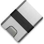 The James Brand The Lowe ES217995-10 Silver + Black, wallet
