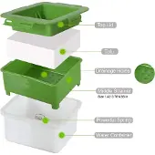 Hobby Hall Tofu-puristin, vedenpoistin, Green