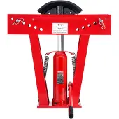 Vevor hydraulinen putkentaivutin, 12 tonnin manuaalinen kuparipakoputkien taivutuskone, jossa 6 muottia (1/2" - 2") ja 90-180° säädettävät rullat, raskaaseen käyttöön tarkoitettu putkentaivutin putkik