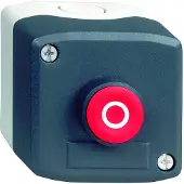 Schneider ELECTRIC PAINIKEKOTELO TUMMAN HARMAA, PAINIKE"O" (XALD112)